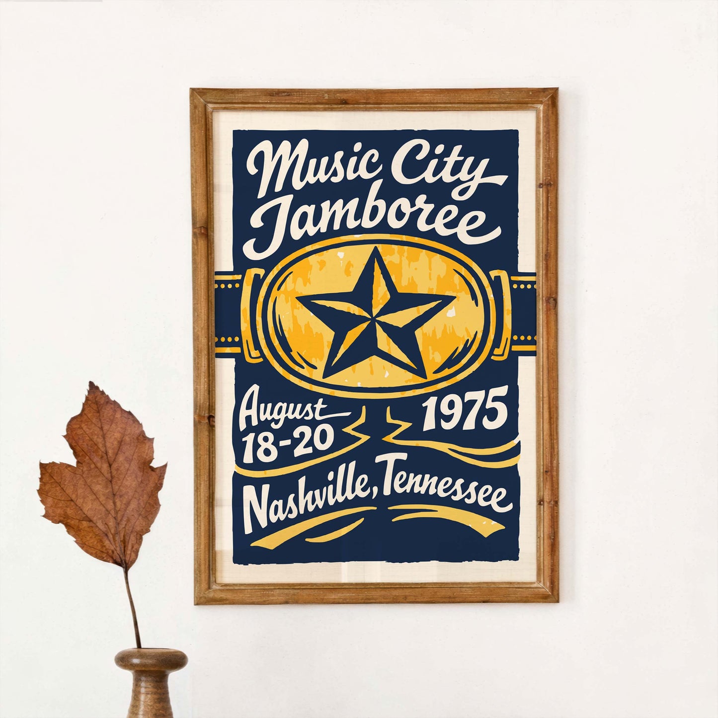 Nashville Music City Jamboree Poster