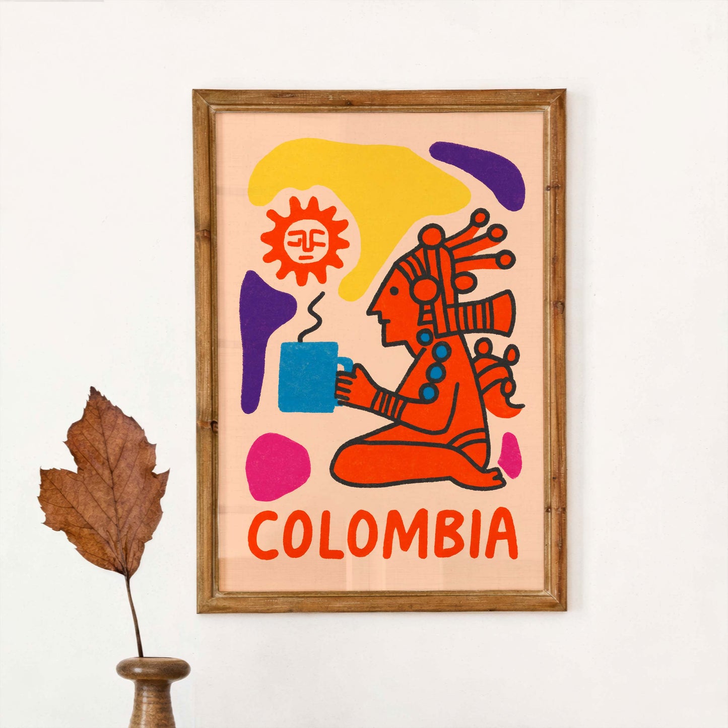 Colombia Travel Poster Wall Art