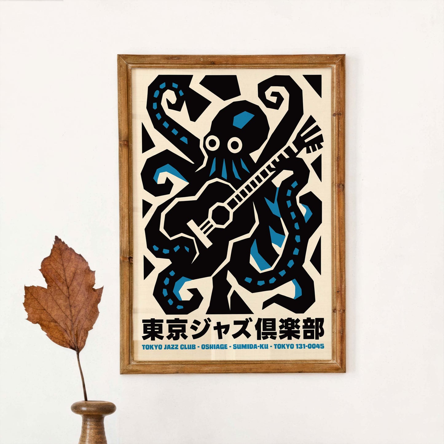 Tokyo Jazz Club Octopus Poster