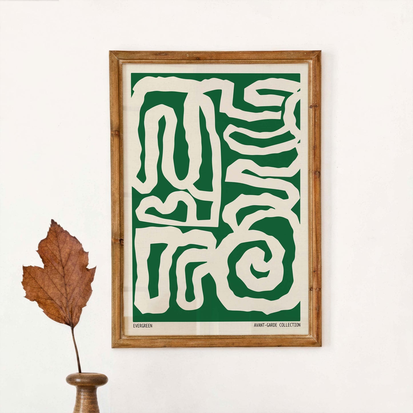Evergreen Abstract Avant-Garde Art Print