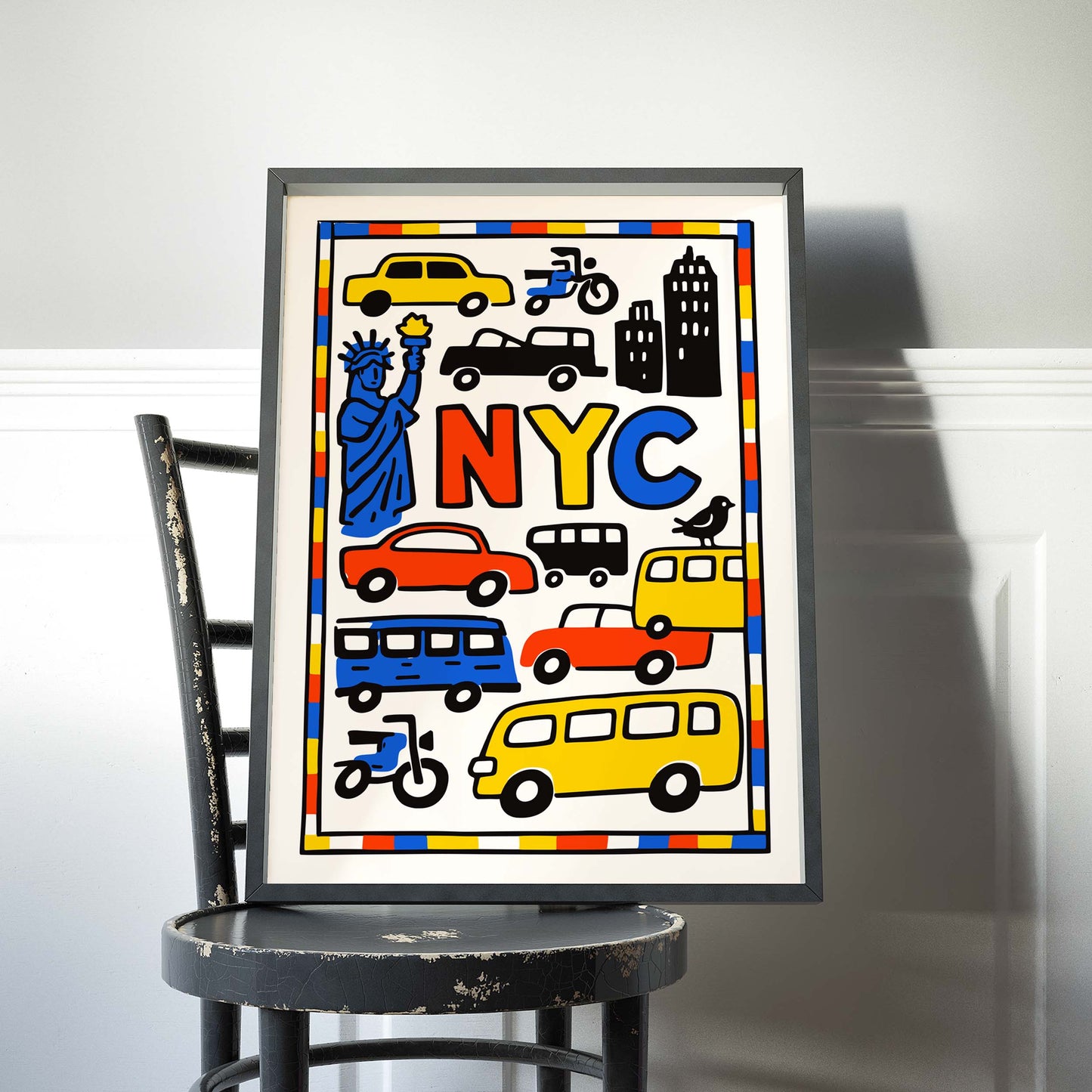 Strawberry Season Poster Wall Print