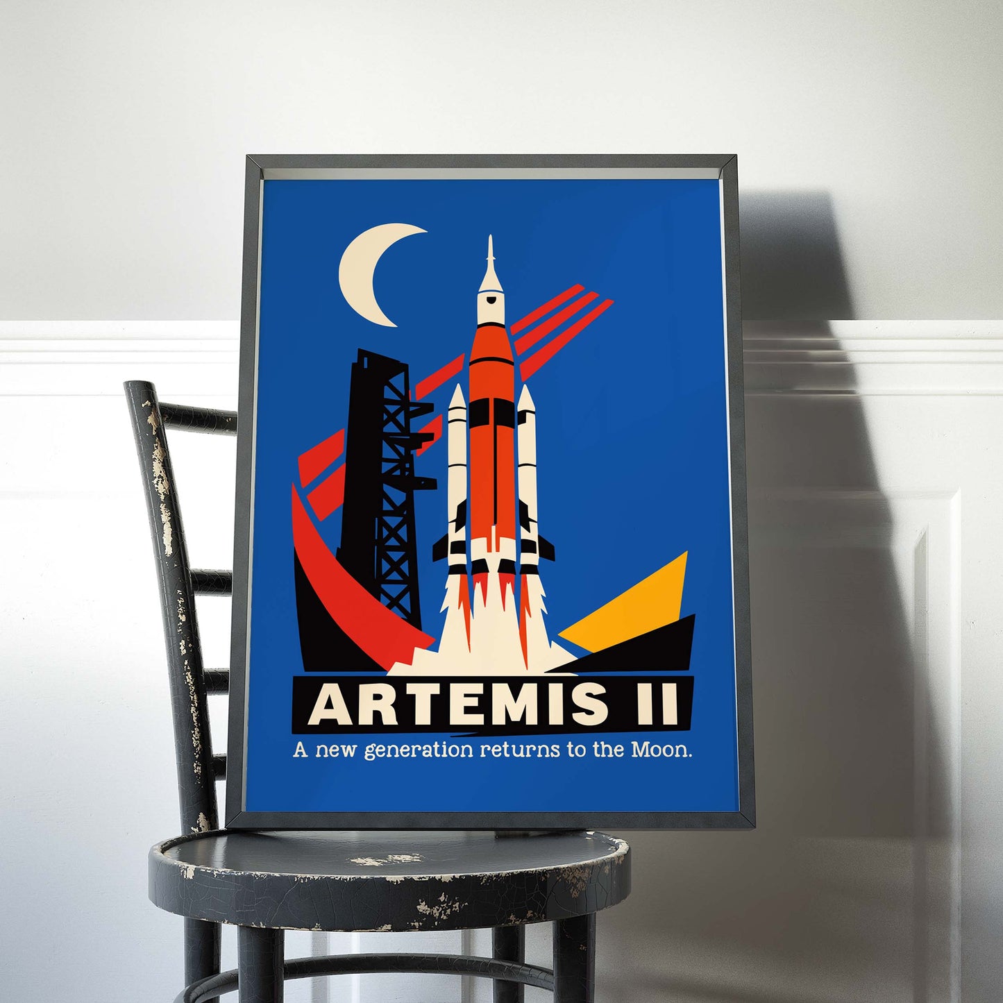 Artemis II NASA Moon Mission Launch Poster