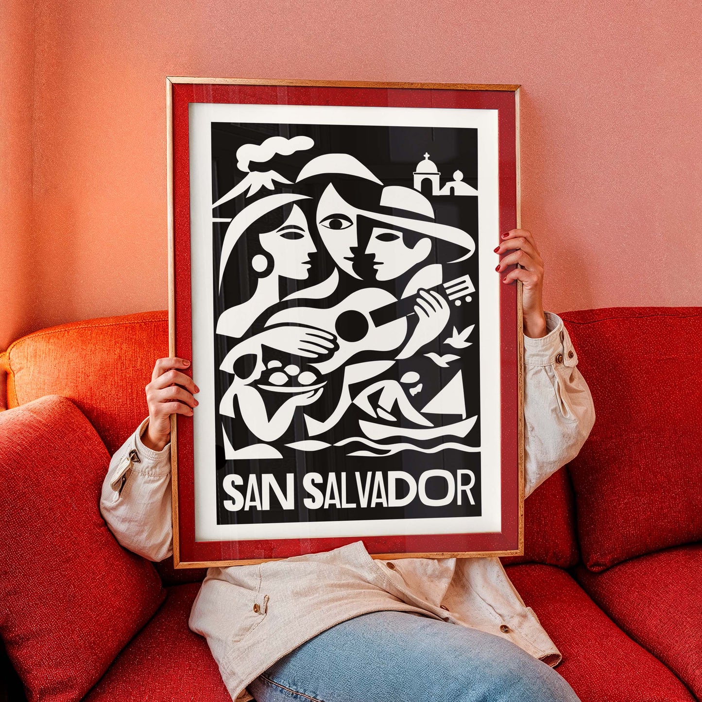 San Salvador Travel Poster