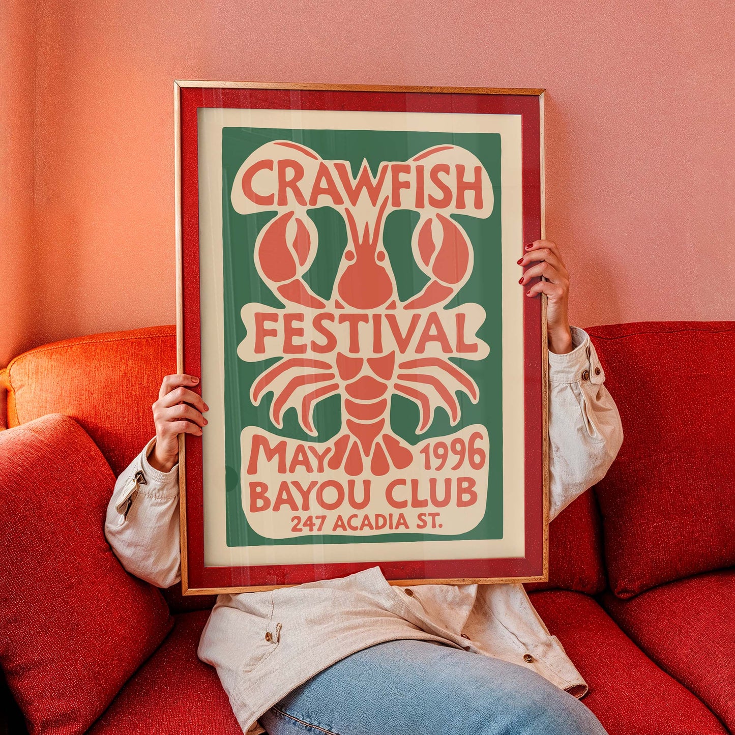 Green Crawfish Festival Poster