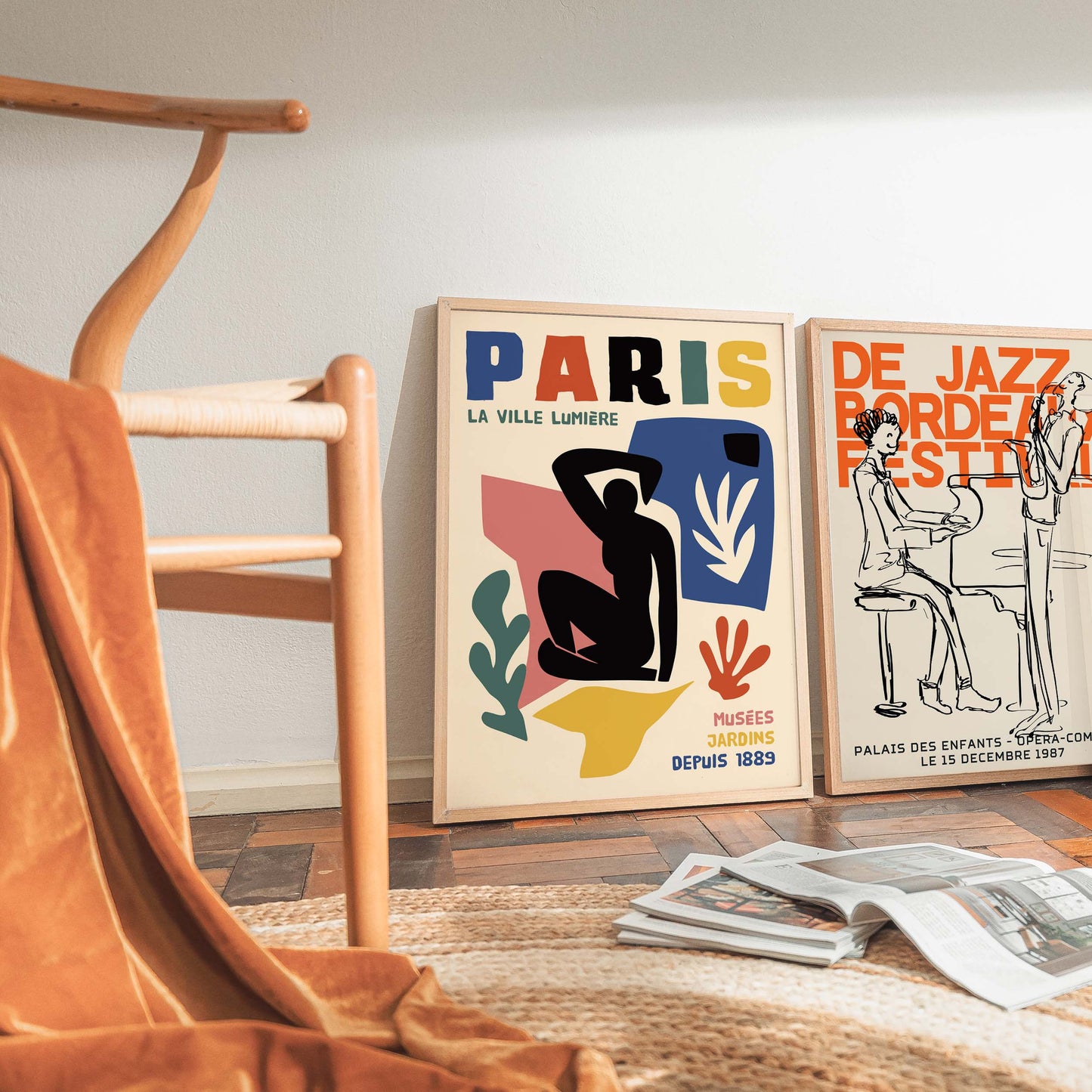 Paris Travel Wall Art Living Room