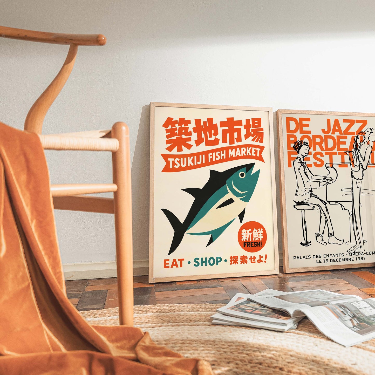 Tsukiji Fish Market Poster