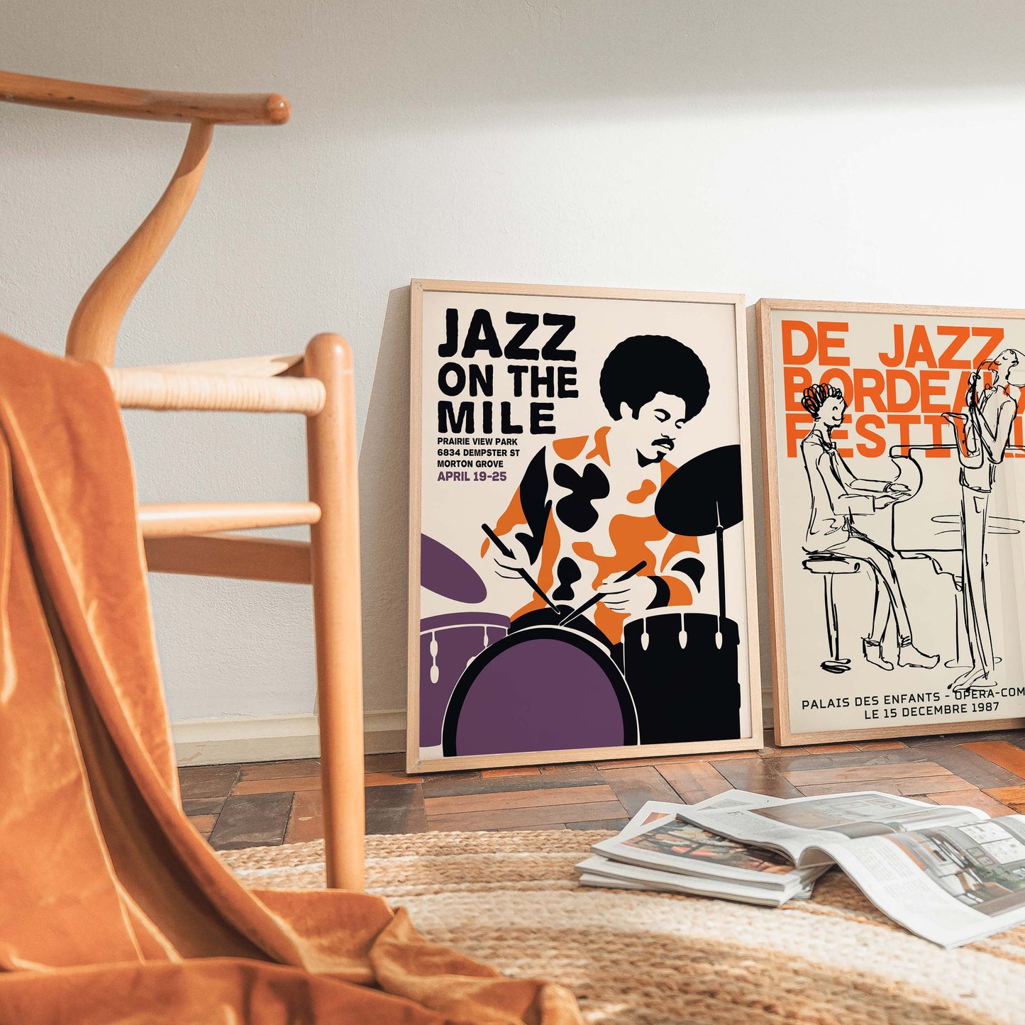 Jazz On The Mile Office Print
