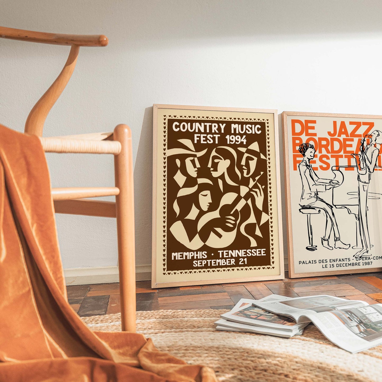 Country Music Fest Poster Print