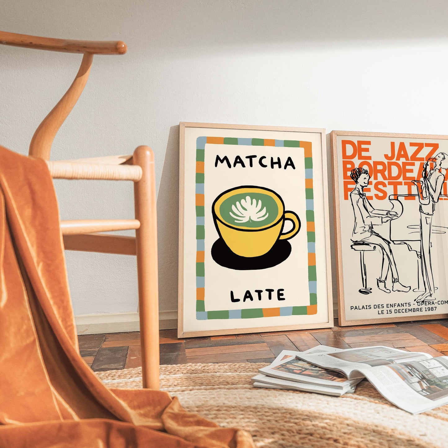 Matcha Latte Aesthetic Poster