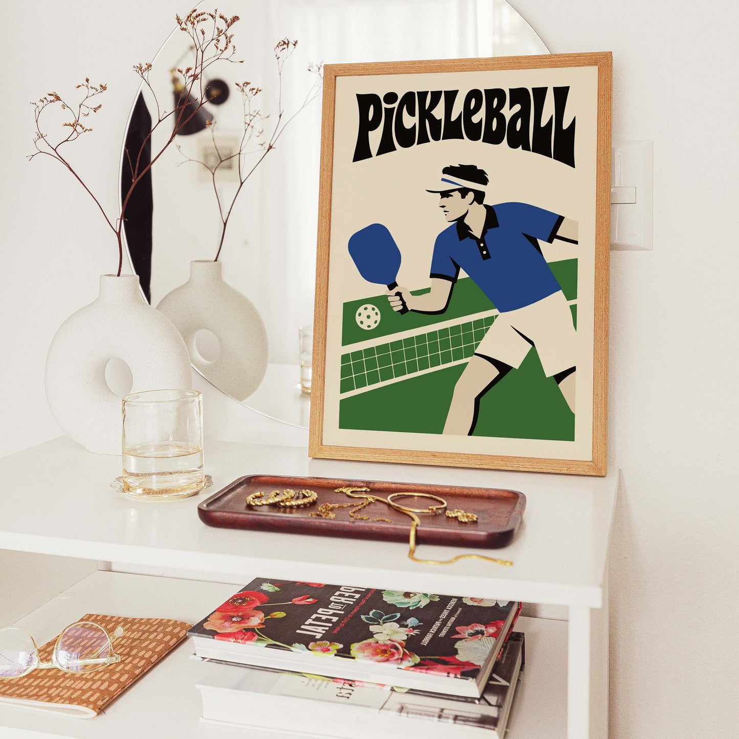 Pickleball Game Room Poster