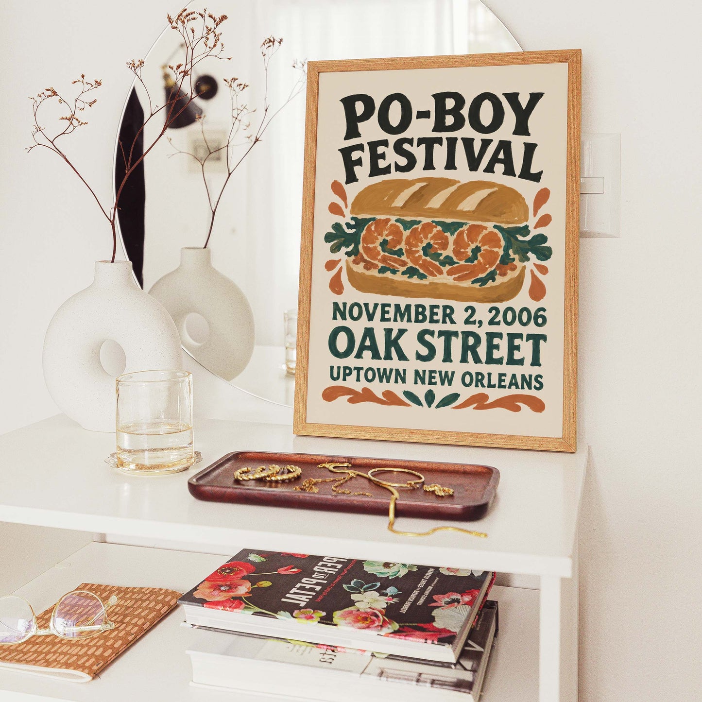 New Orleans Po-Boy Festival Poster Print