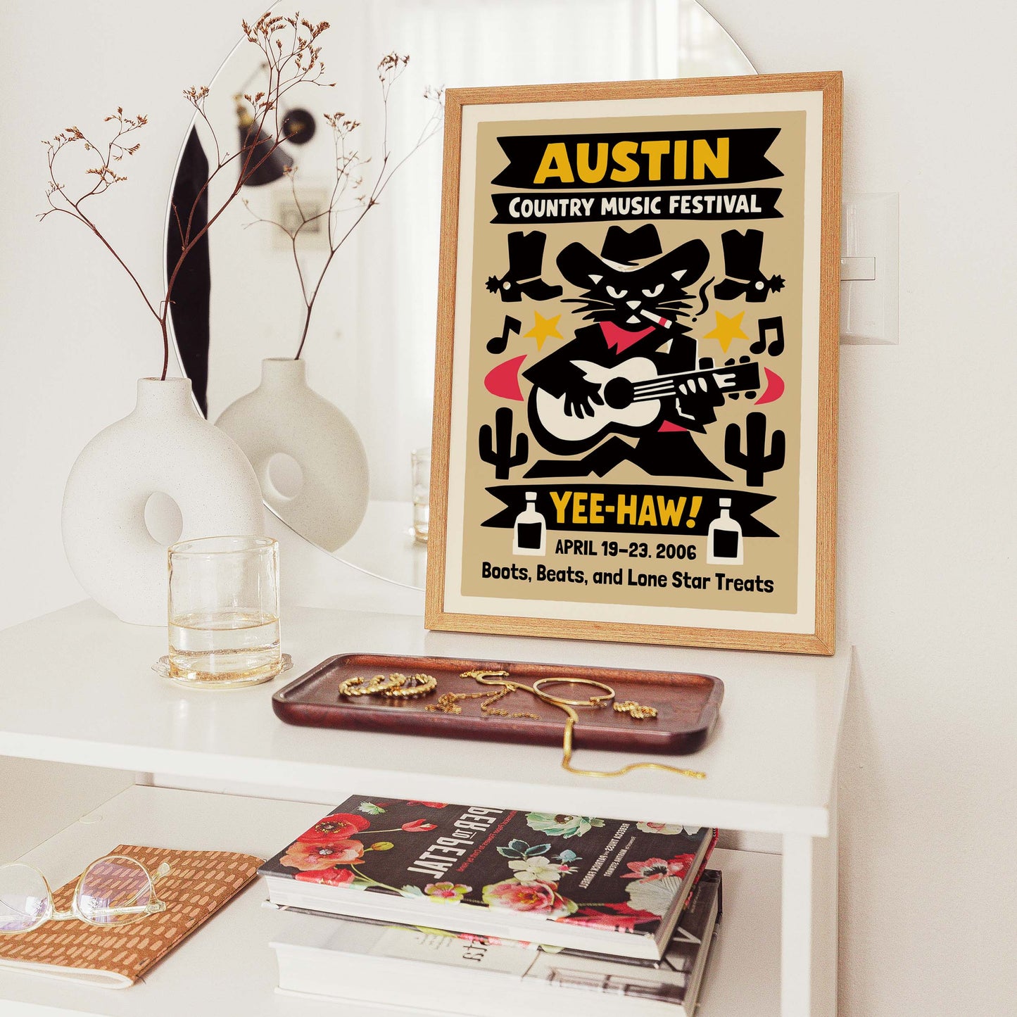 Austin Country Music Festival Poster