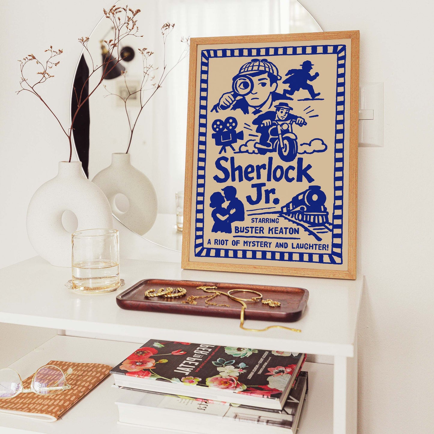 Sherlock Jr Movie Poster Print