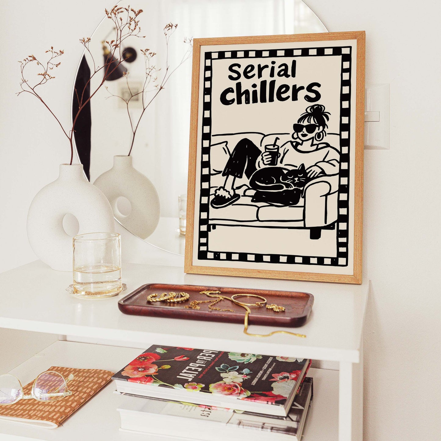 Serial Chillers Cozy Poster