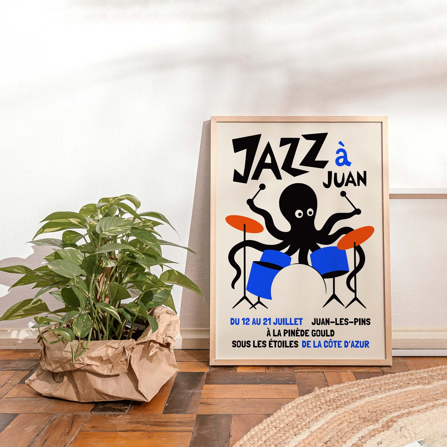 French Jazz Festival Art Print
