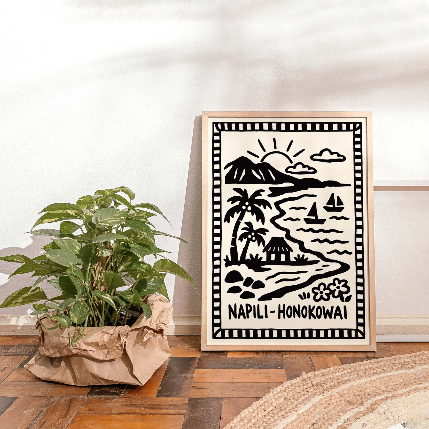 Napili Honokowai Hawaii Poster Print