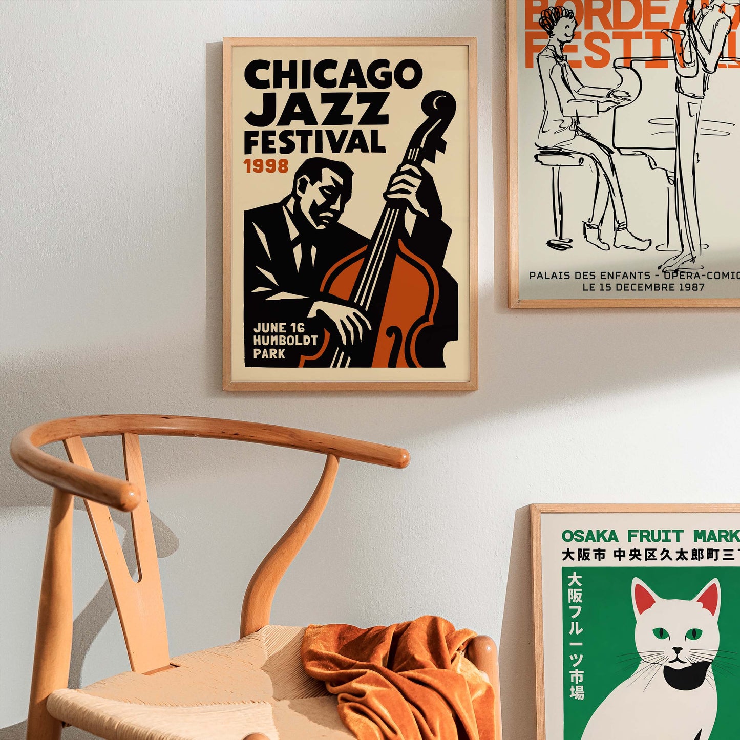 Chicago Jazz Festival Poster Print