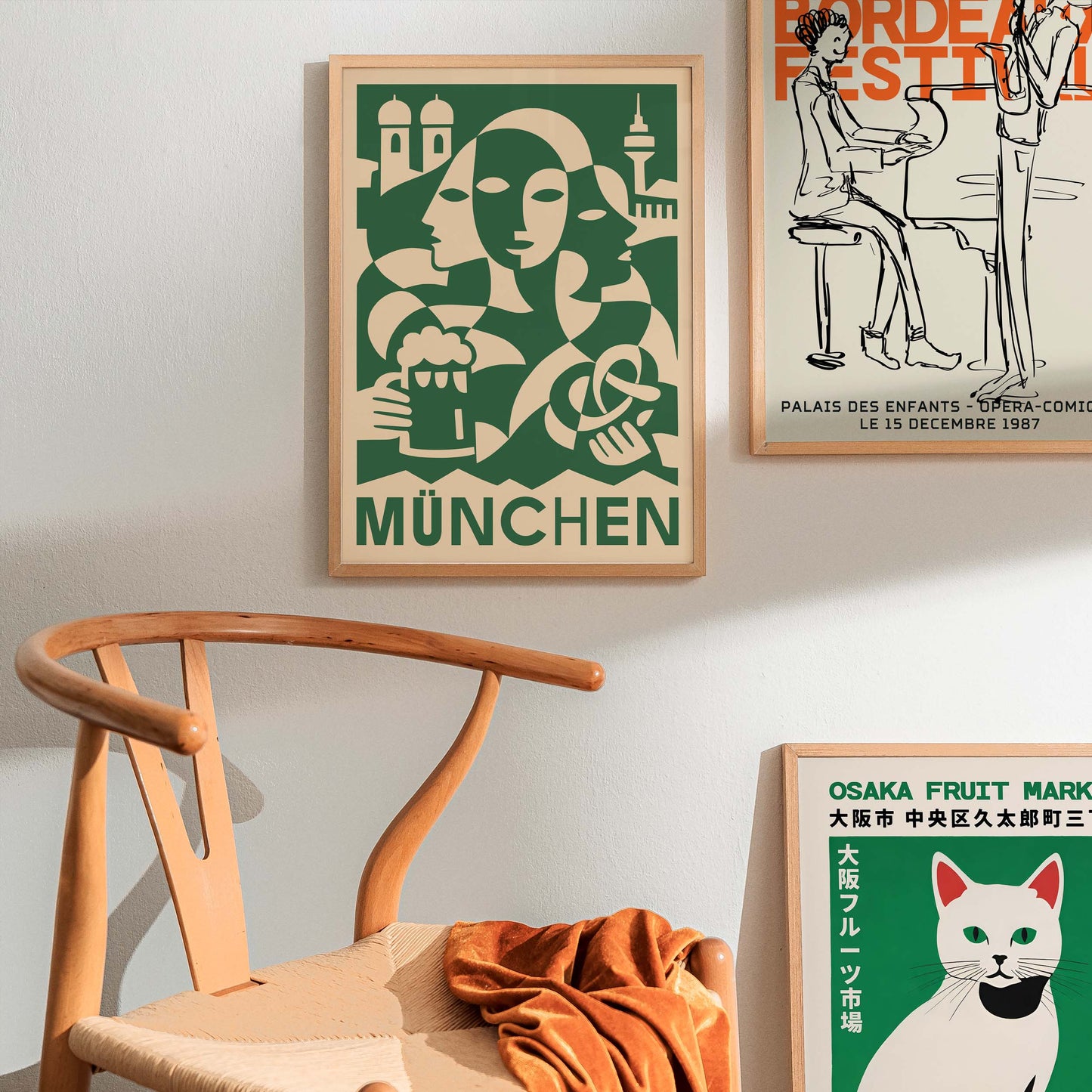 Munich Germany Travel Poster Print