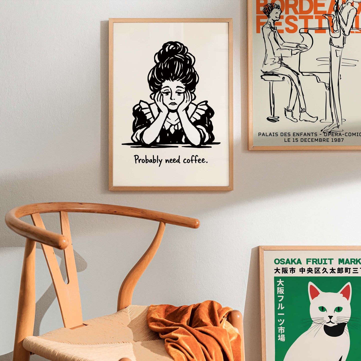 Probably Need Coffee Poster