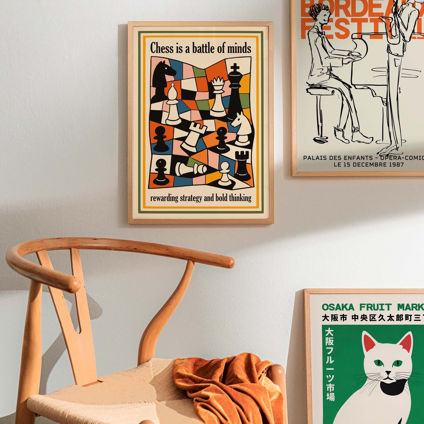 Chess Battle Minds Poster Print