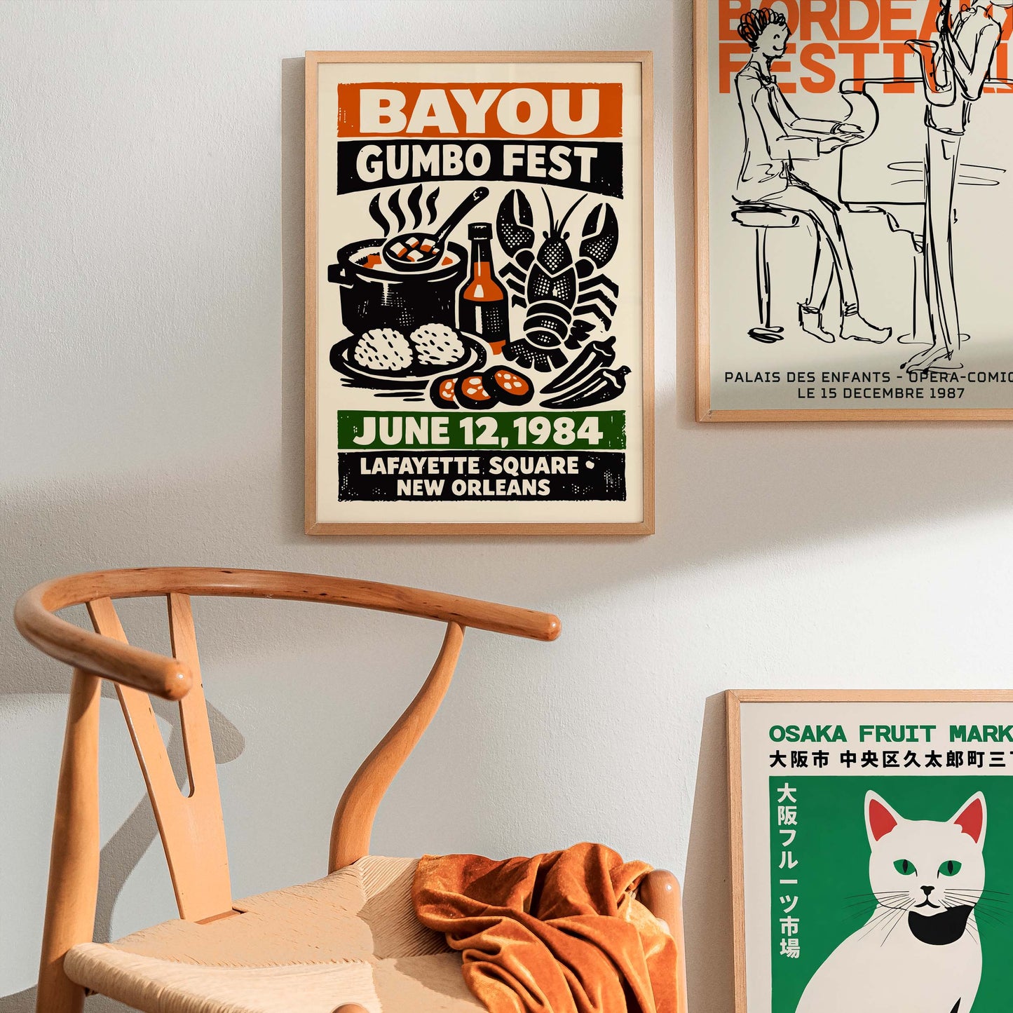 Bayou Gumbo Fest Poster Print