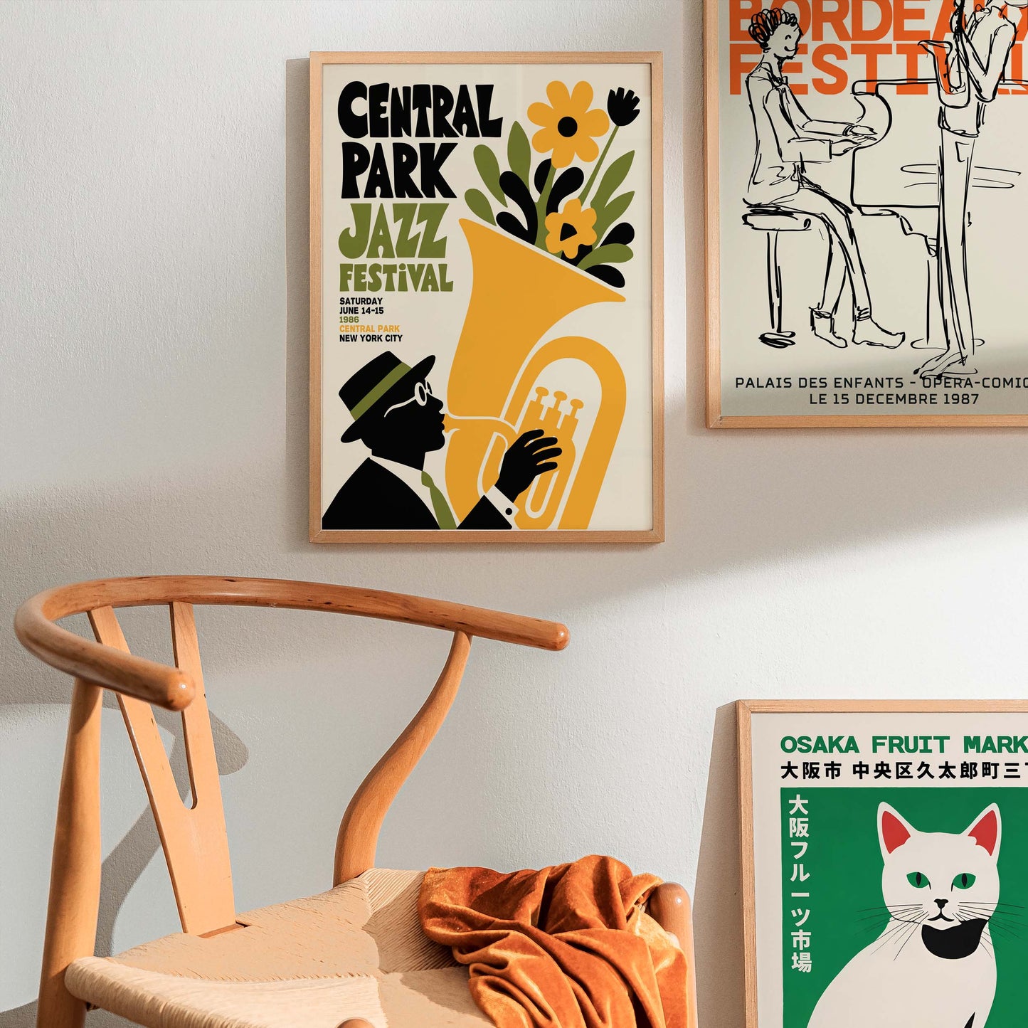 Central Park Jazz Festival Poster