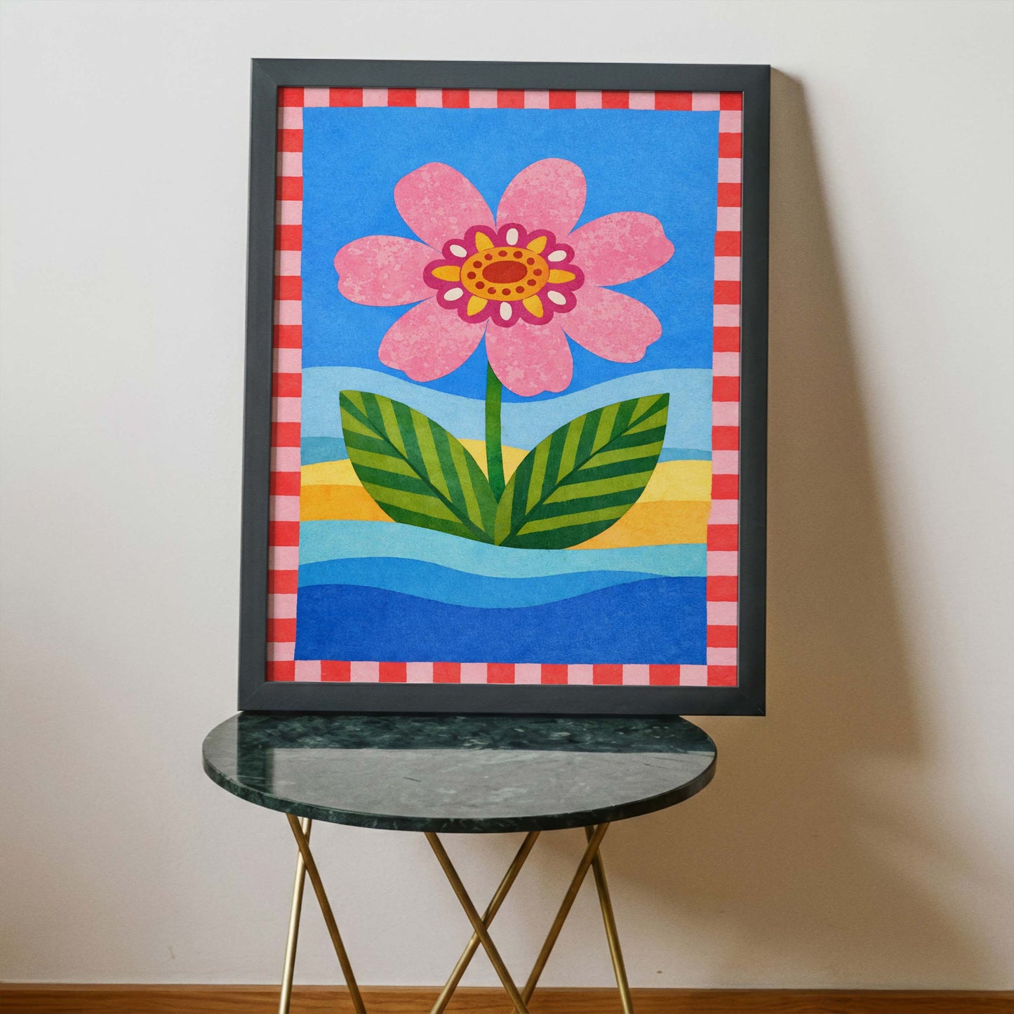 Colorful Floral Garden Poster Wall Art