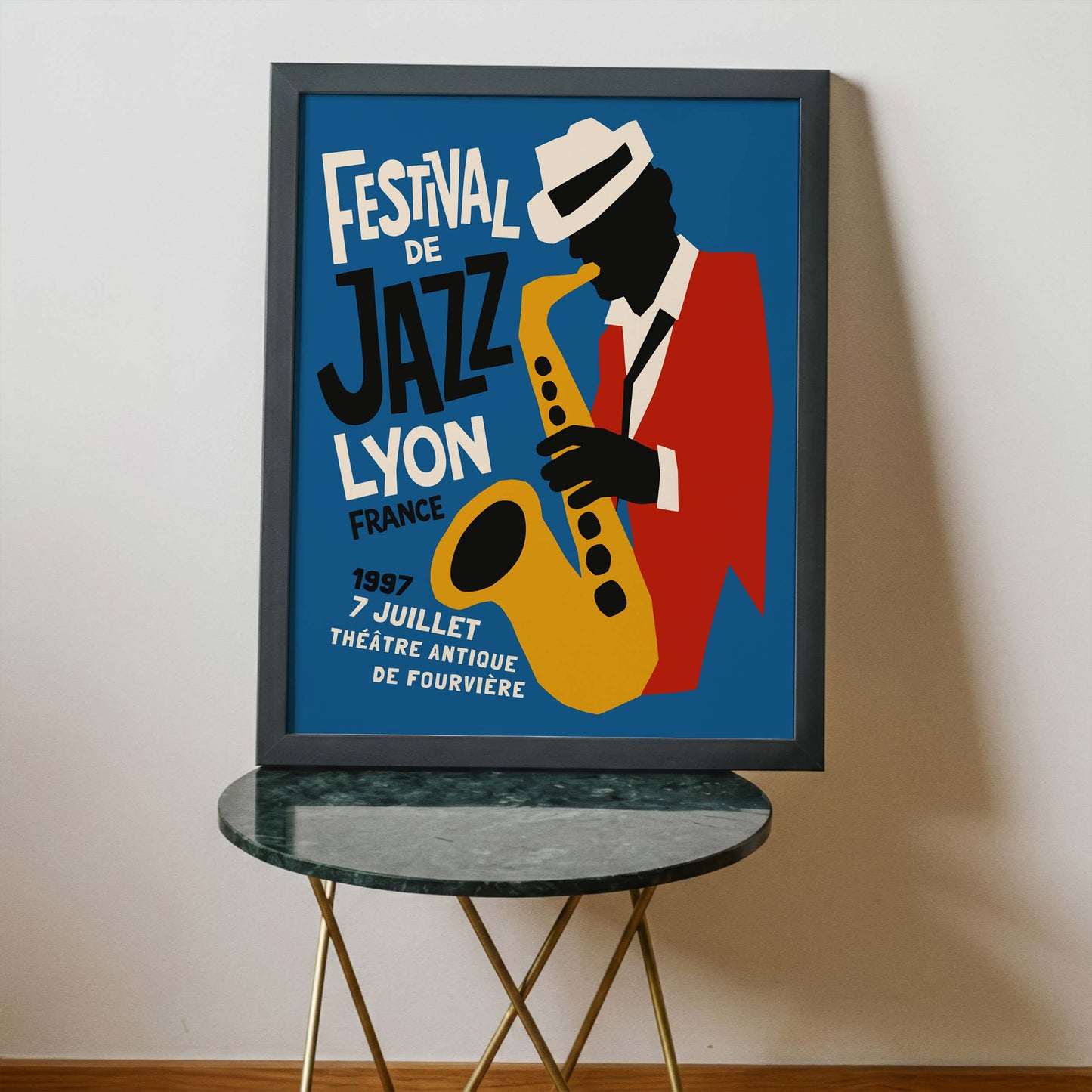 Lyon Jazz Festival Poster Print