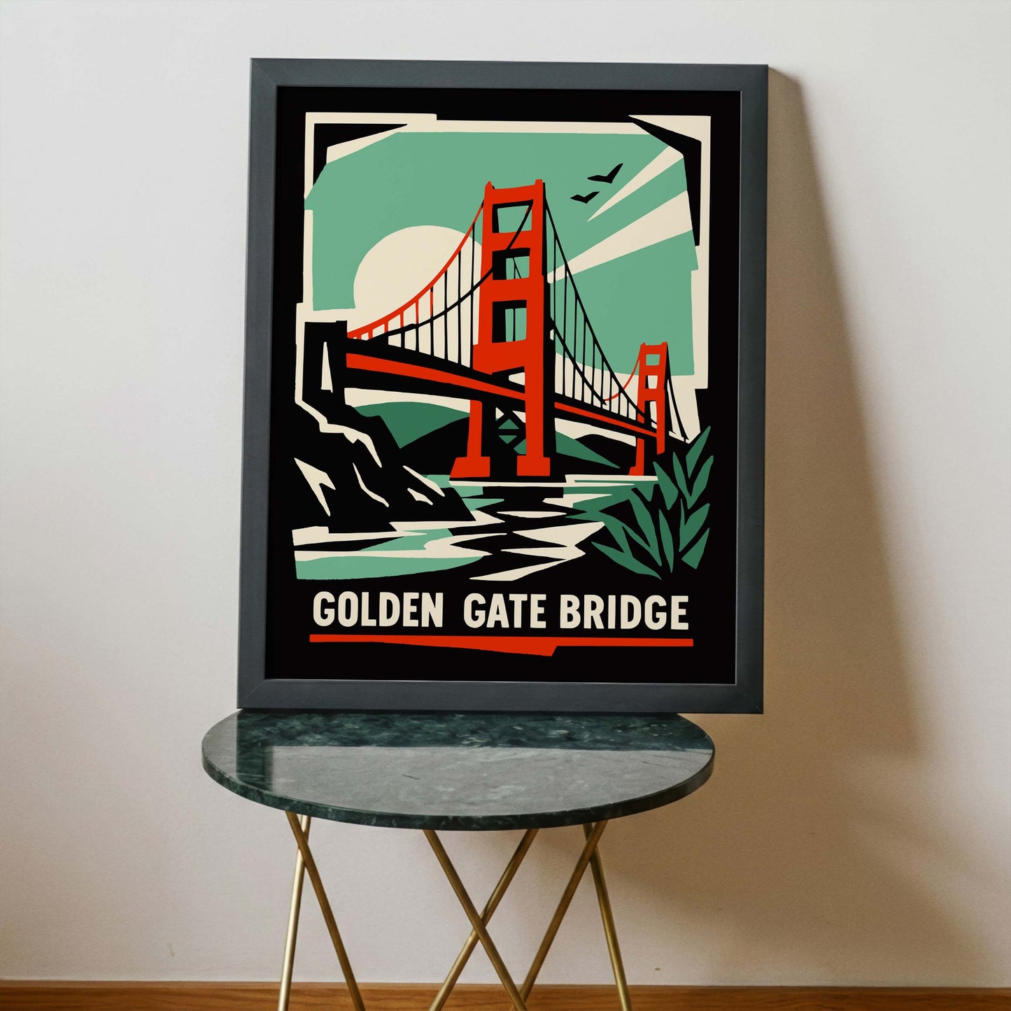 Golden Gate Bridge Travel Poster