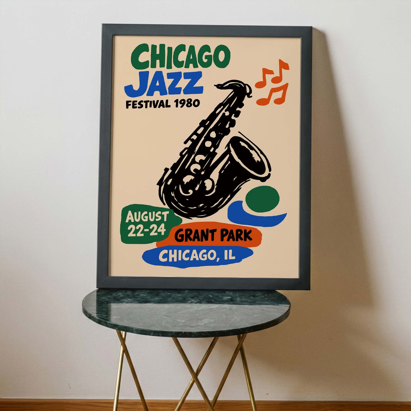 Chicago Jazz Festival Poster
