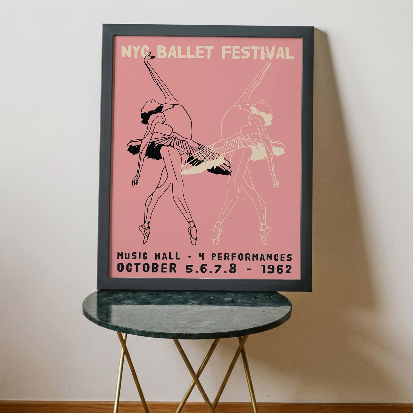 NYC Ballet Festival Poster Print