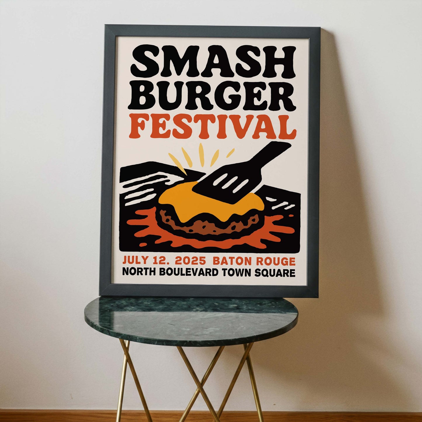 Smash Burger Festival Poster Print