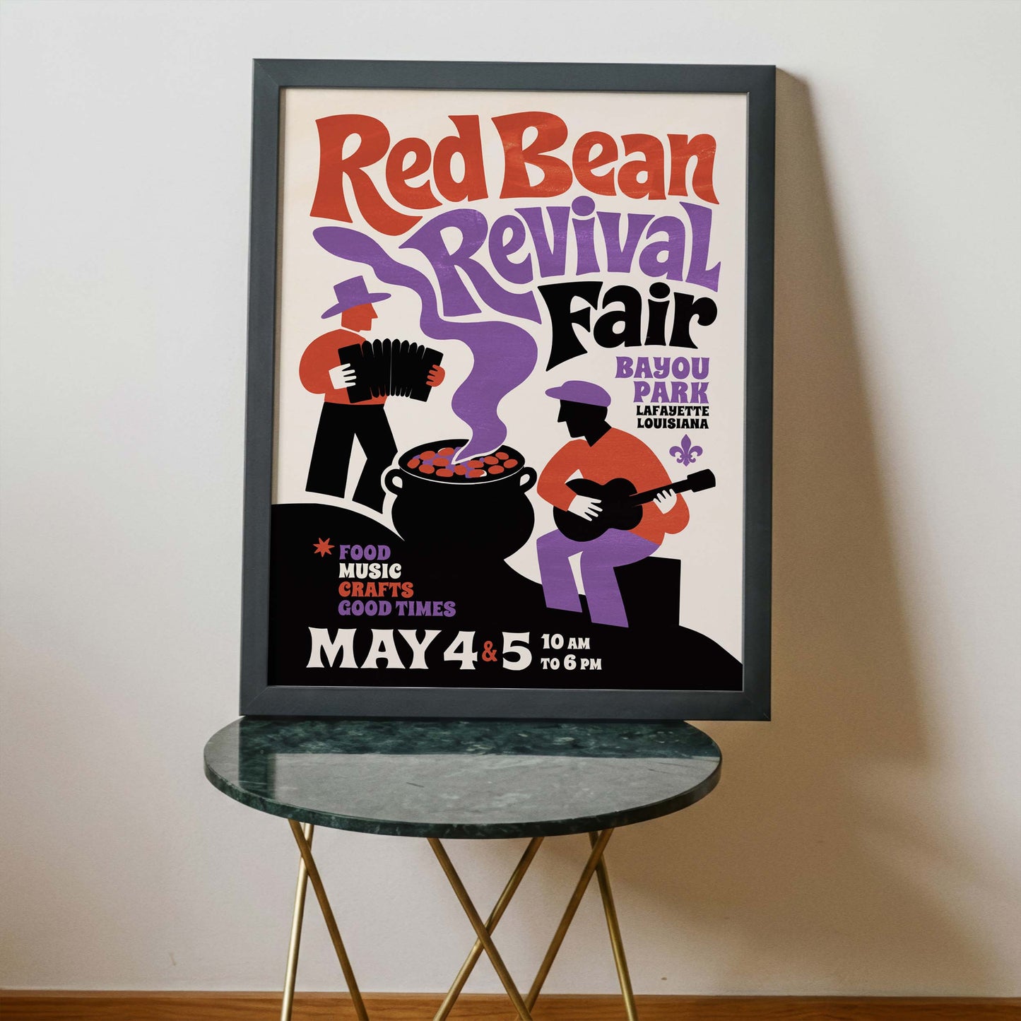 Red Bean Revival Fair Poster