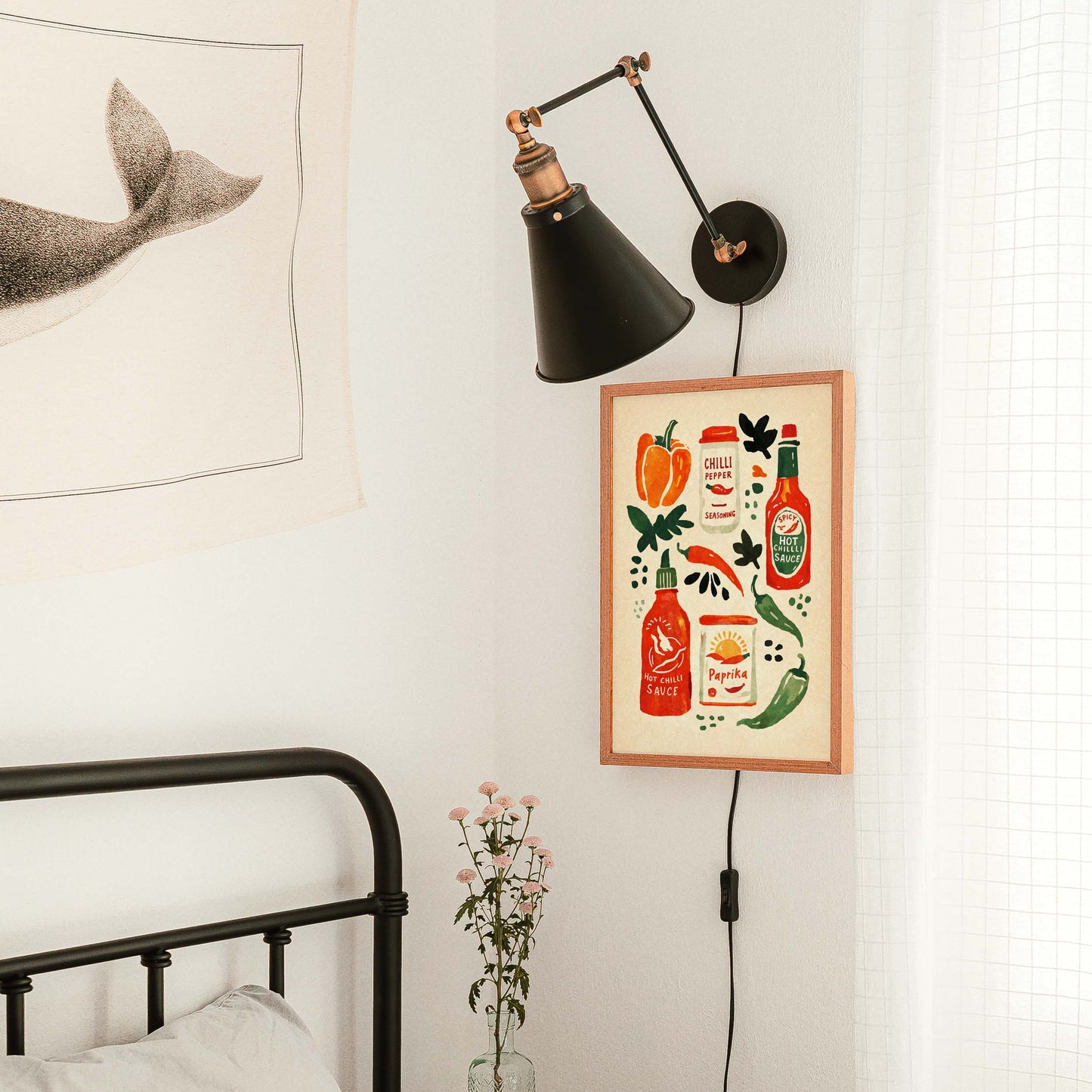 Chilli Pepper Sauce Kitchen Print