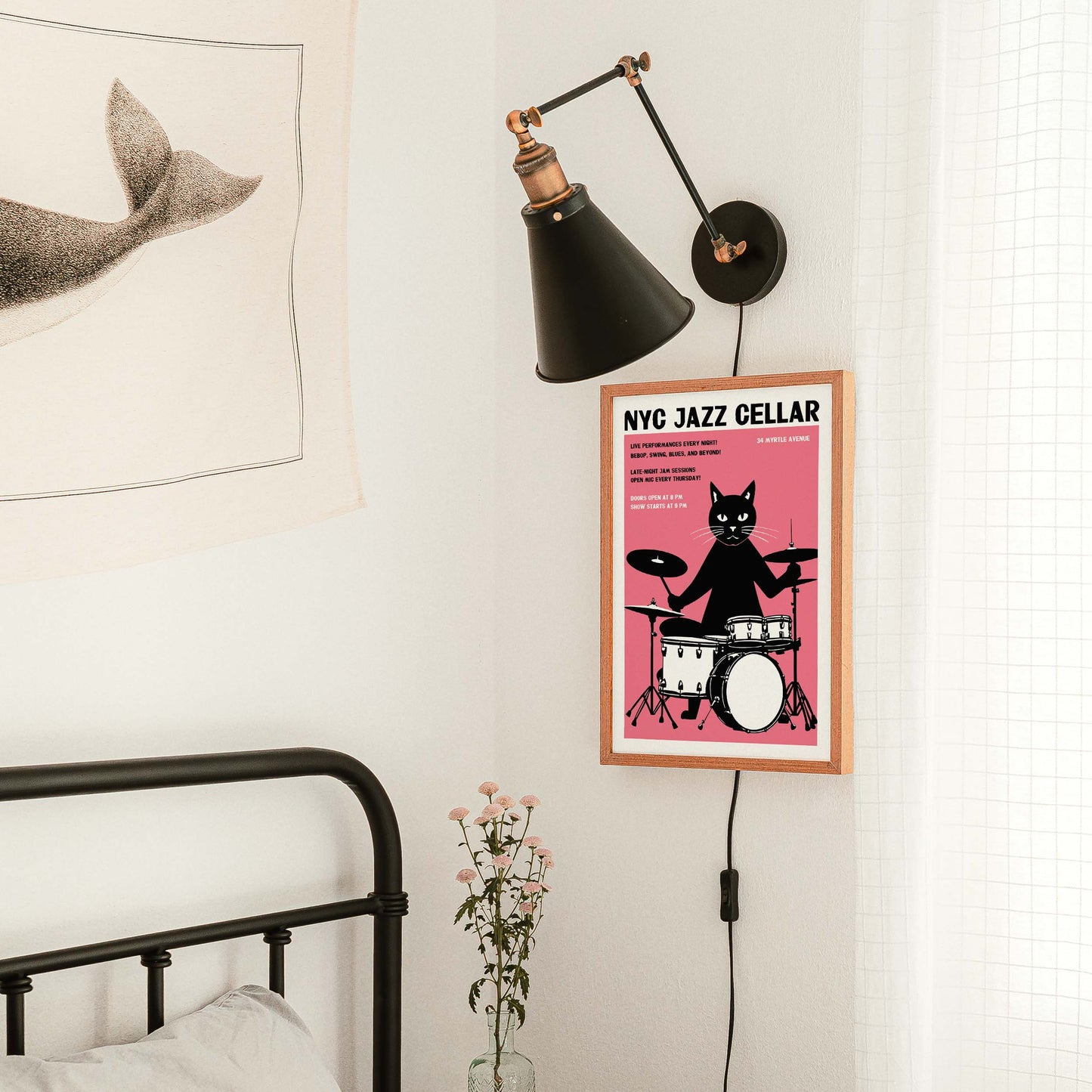 NYC Jazz Cellar Poster Print