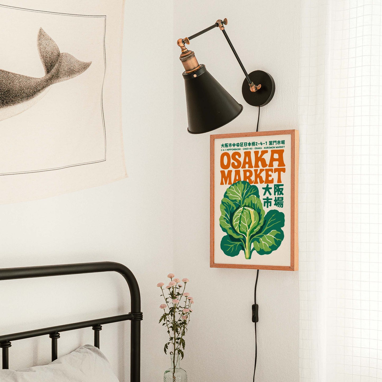 Osaka Market Cabbage Poster Print