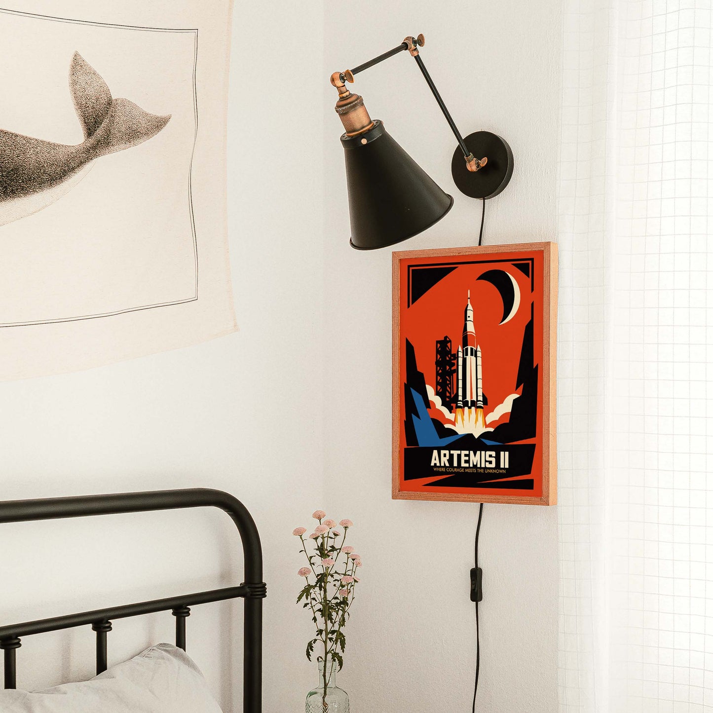 Artemis II Rocket Launch Poster