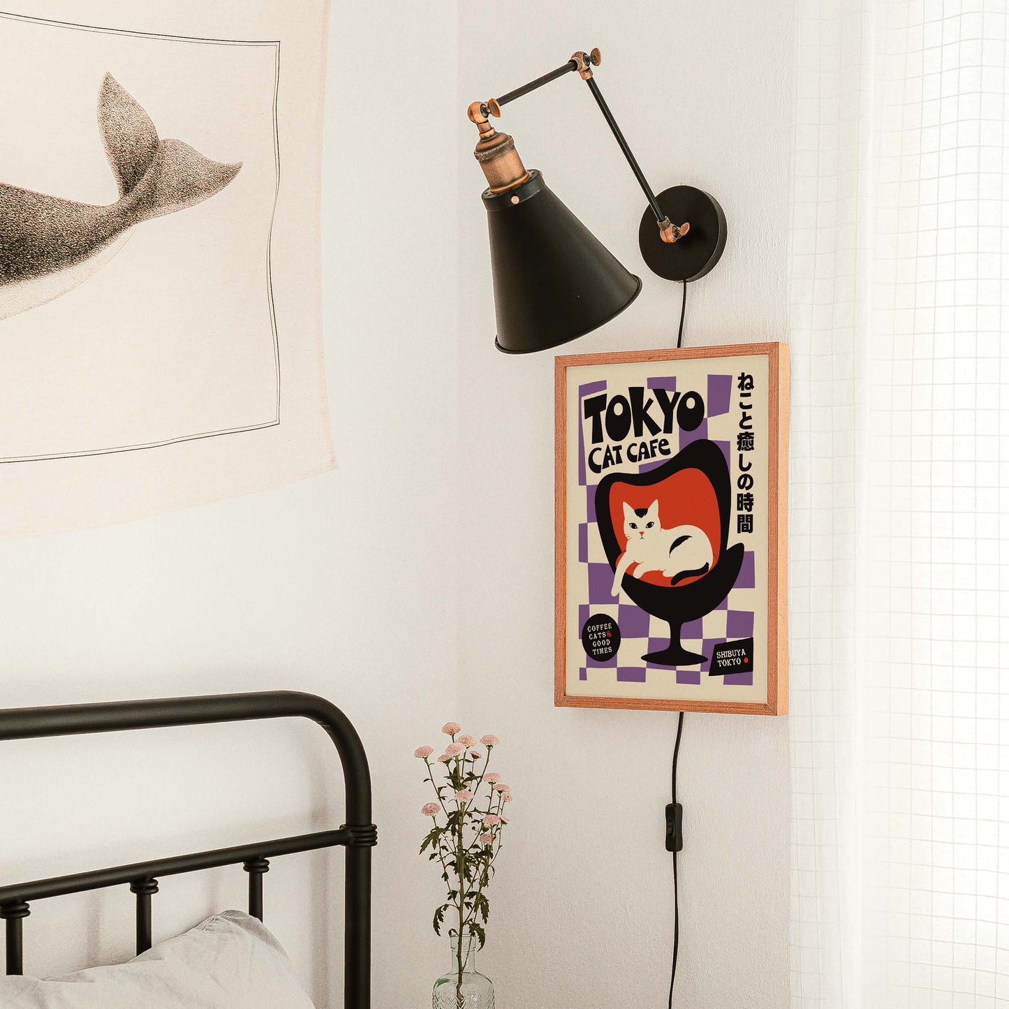 Tokyo Cat Cafe Kitchen Poster