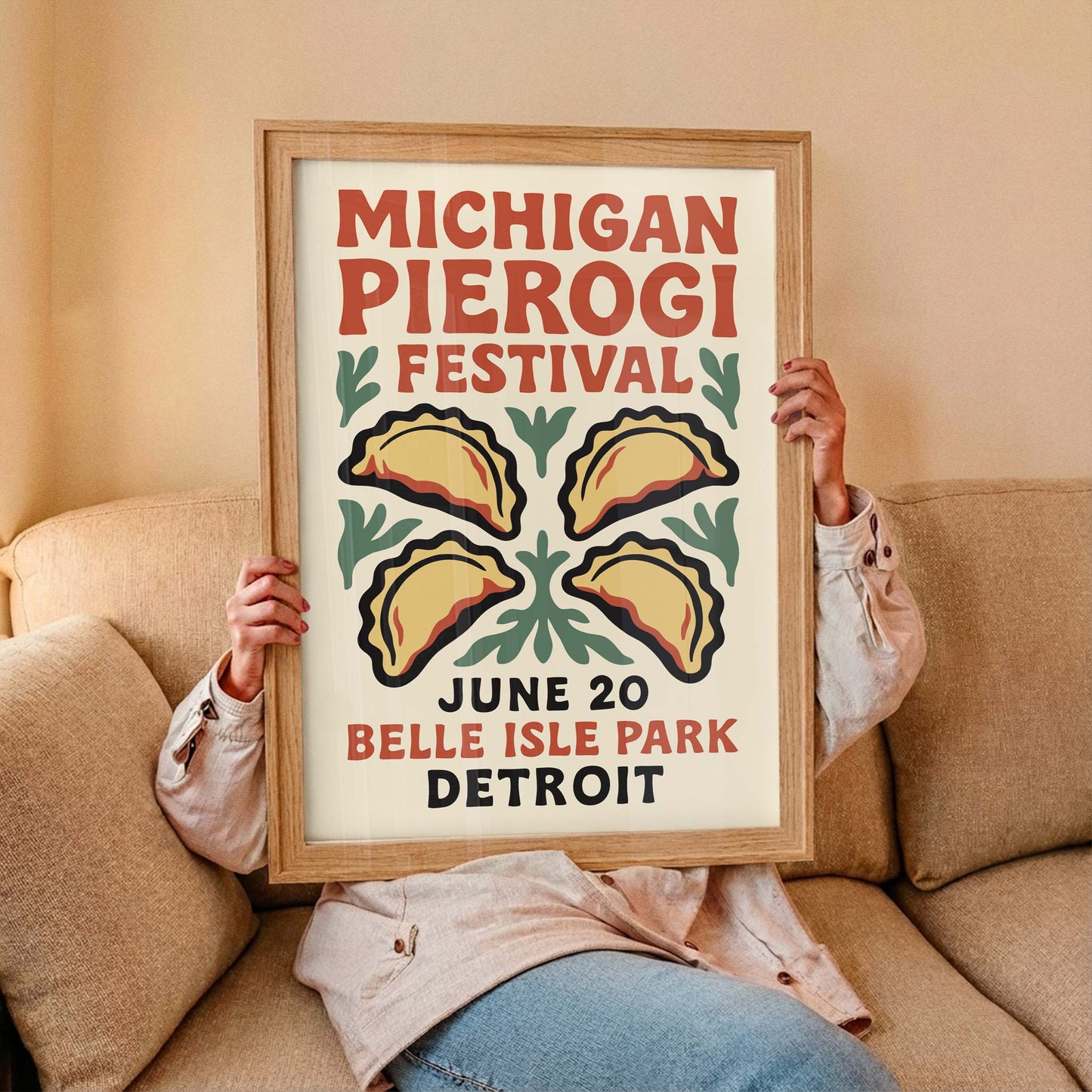 Michigan Pierogi Festival Poster Print