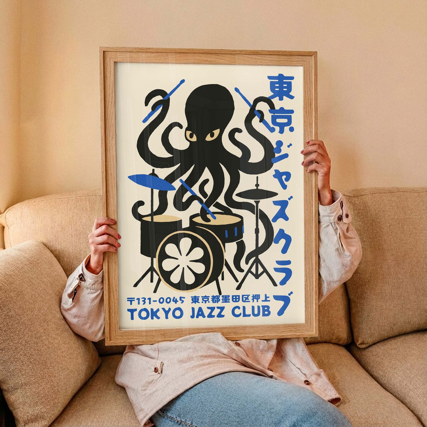 Tokyo Jazz Club Poster Print