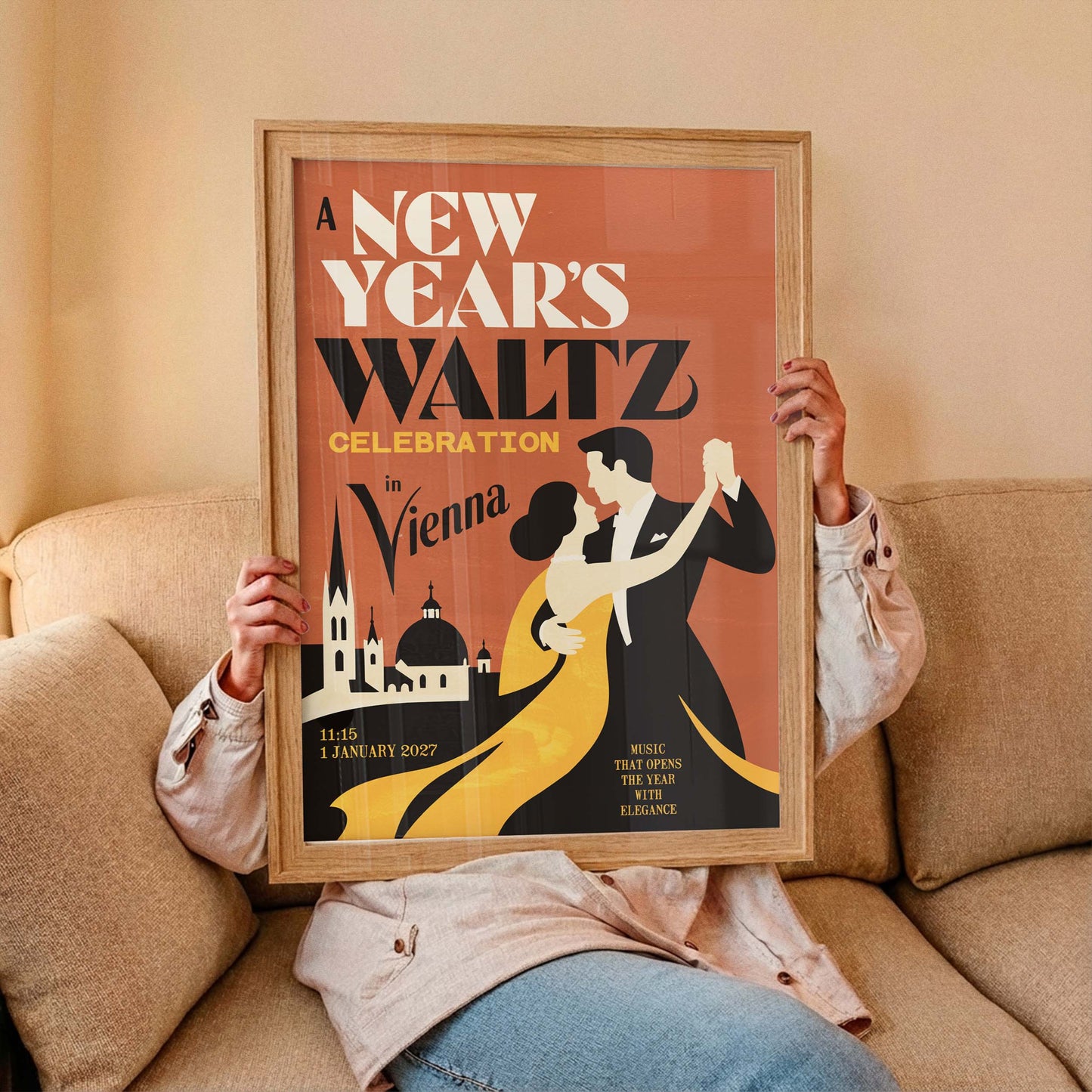New Years Waltz Vienna Wall Art