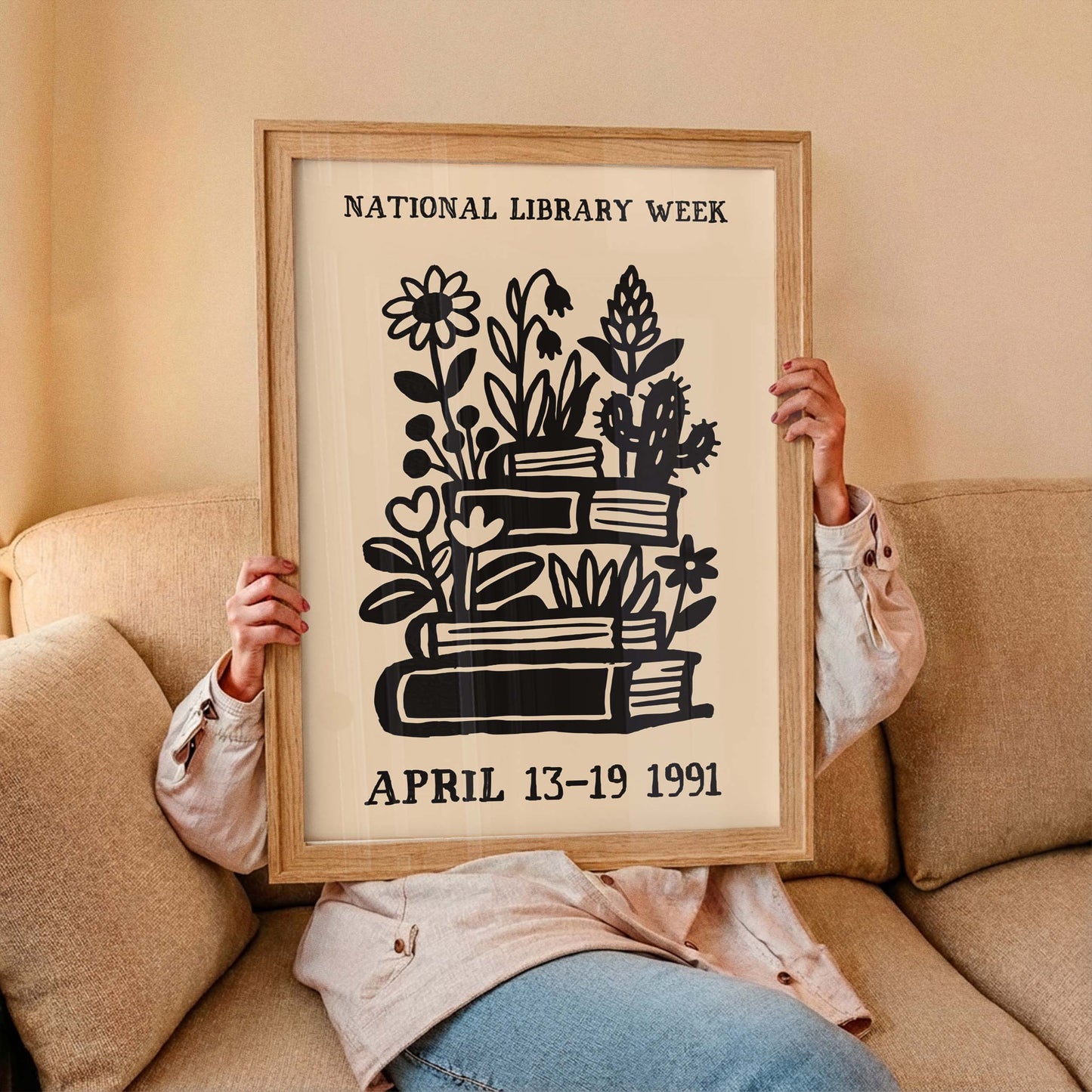 National Library Week Books Poster