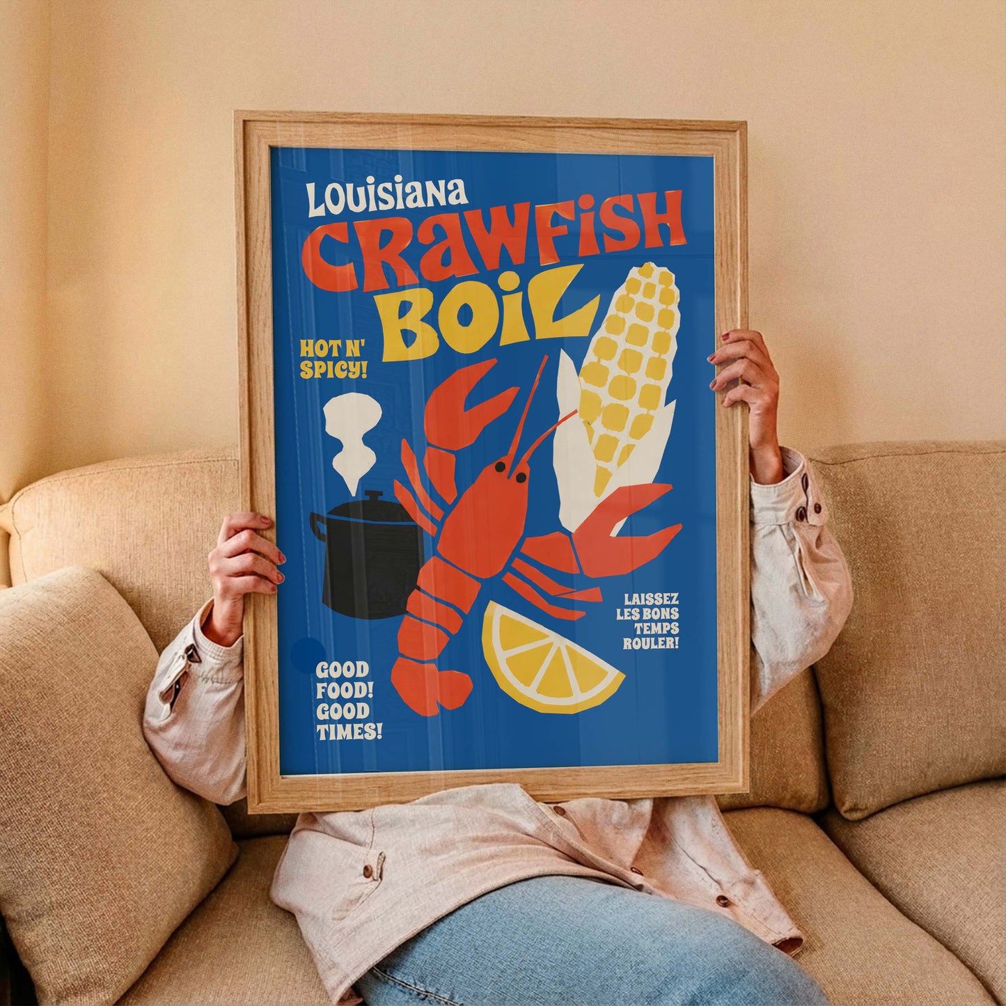 Louisiana Crawfish Boil Wall Art