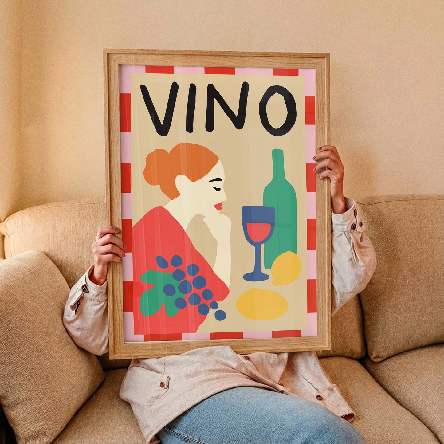 Vino Wine Wall Poster