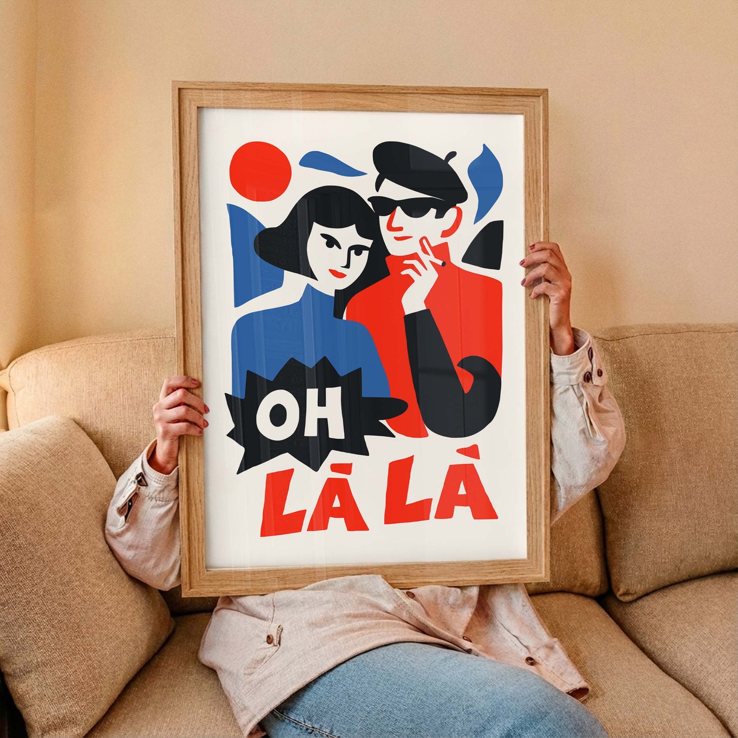 Oh La La Paris Poster