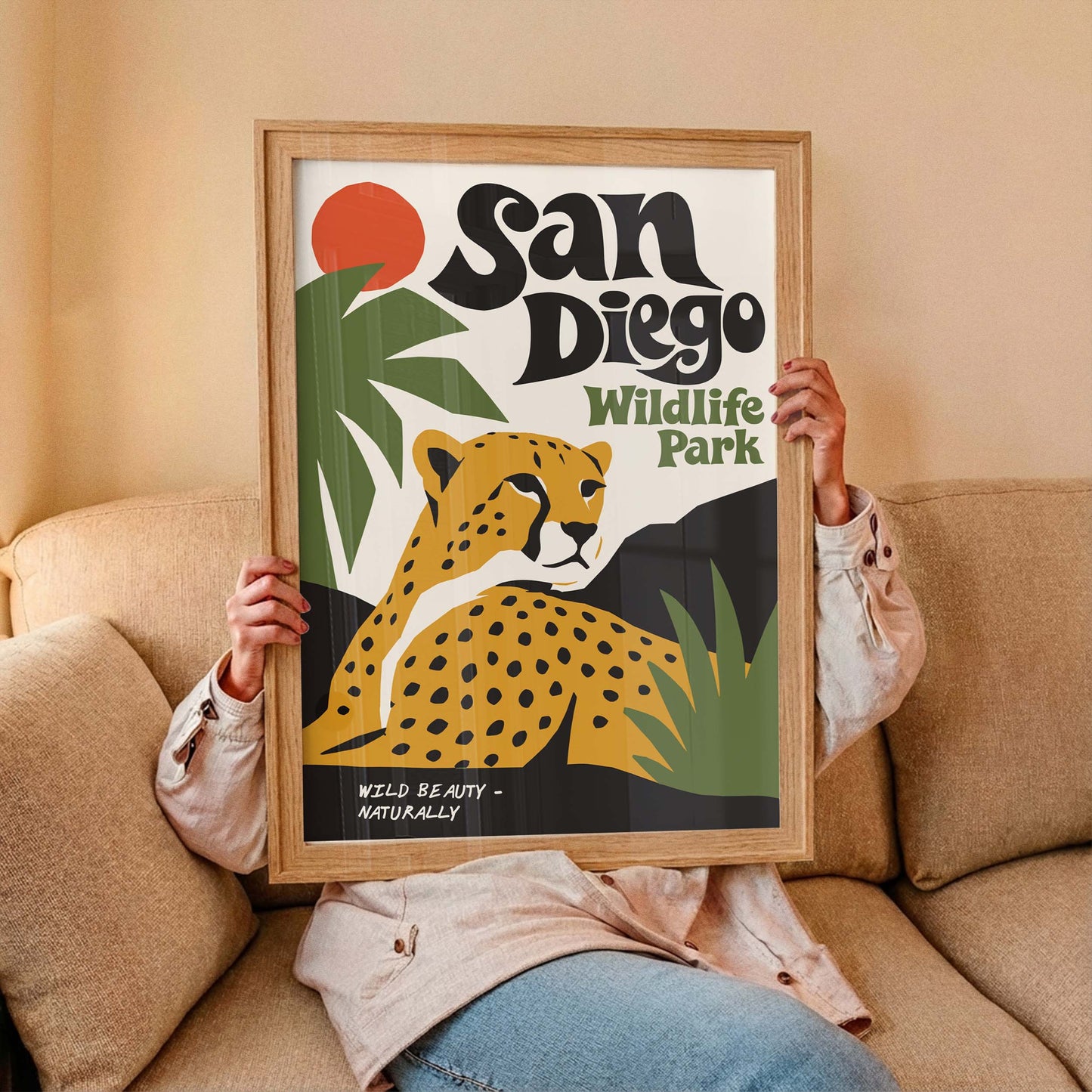 San Diego Wildlife Park Poster Office