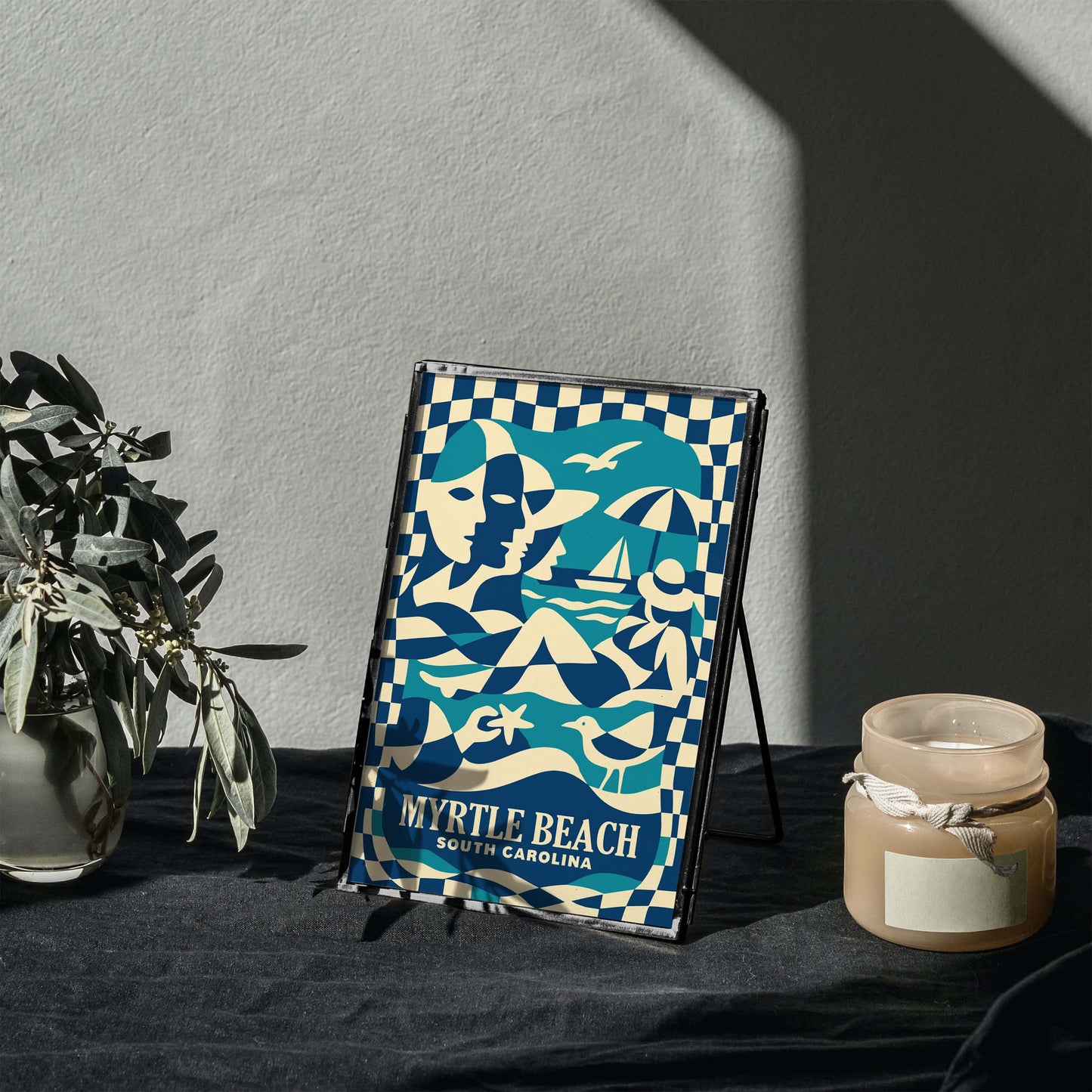 Myrtle Beach South Carolina Travel Poster