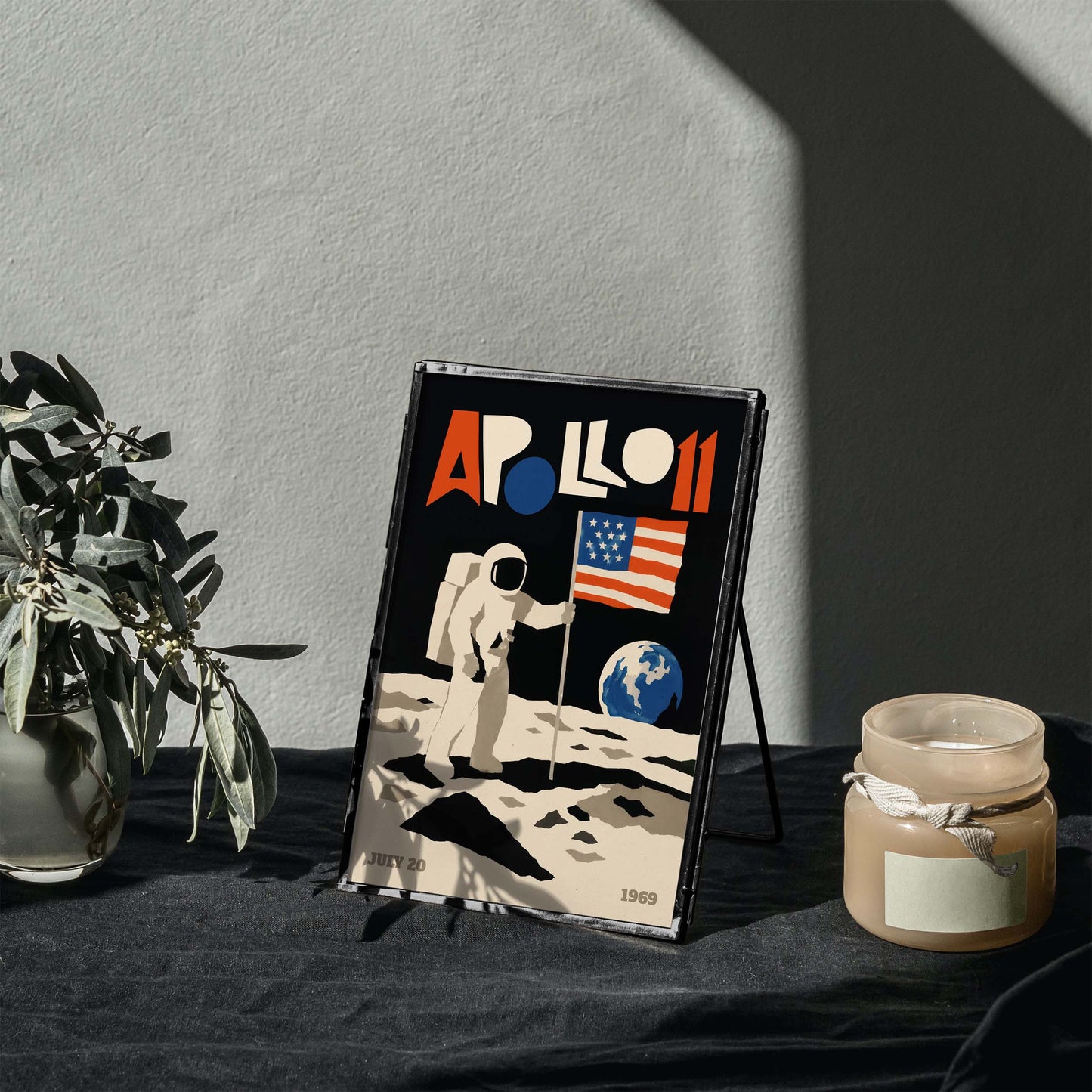 Apollo 11 Living Room Poster
