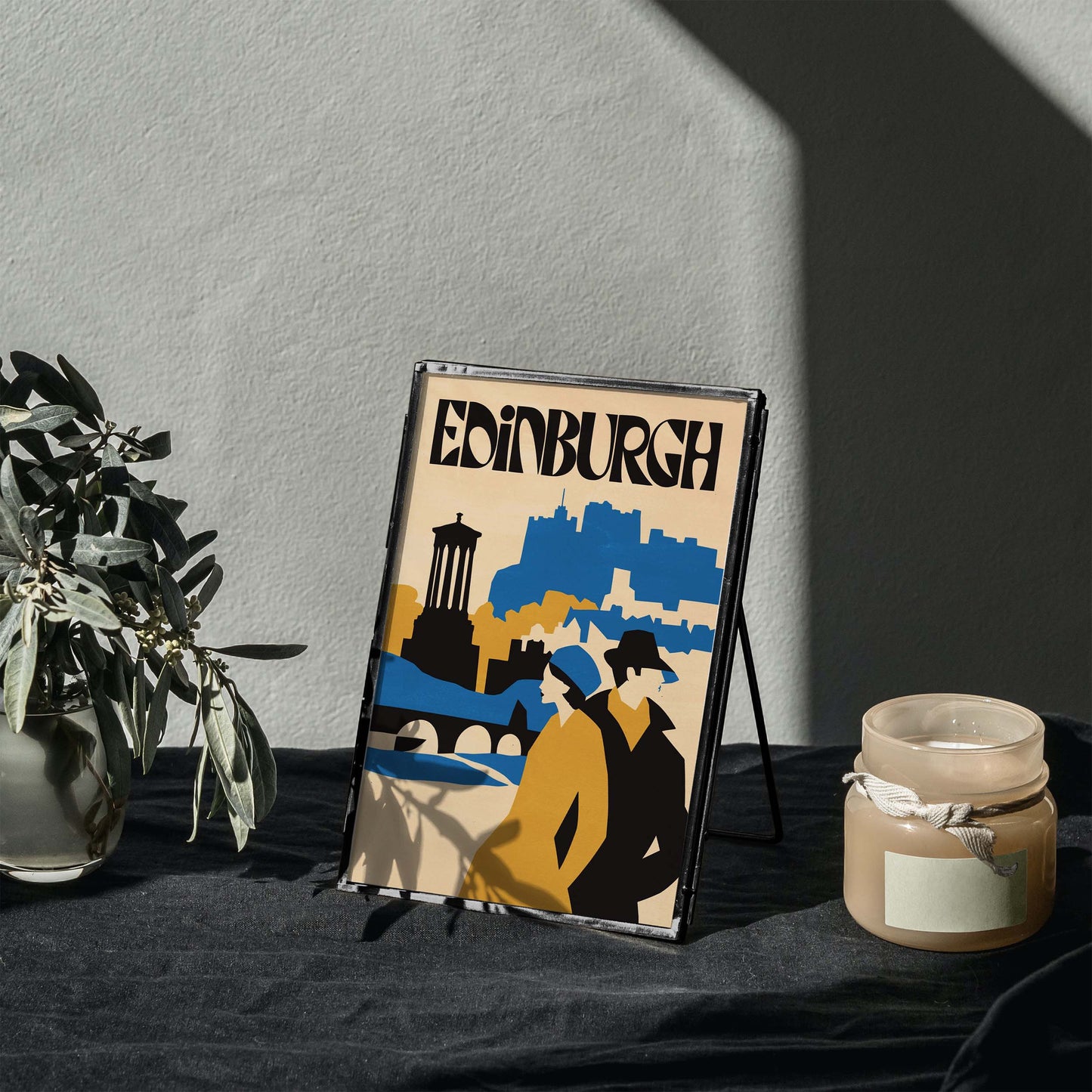Edinburgh Travel Poster Print