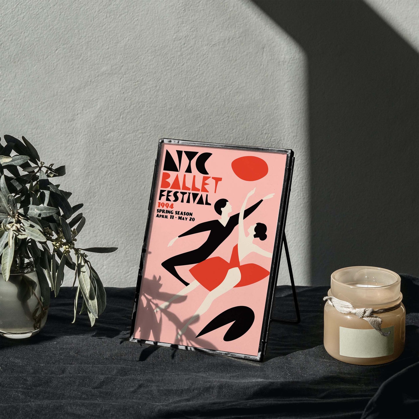 NYC Ballet Festival Poster Print